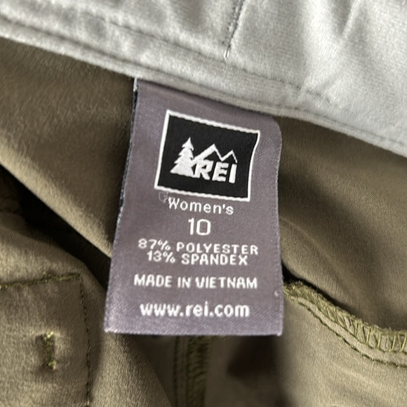 REI Sahara Rollup Cargo Pant Olive Green -Size 10 - Picture 7 of 10